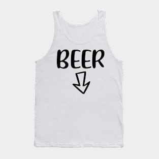 Beer Pregnant Funny Tank Top